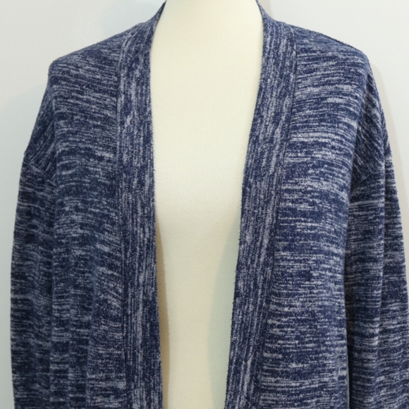 Harmony & Balance Marled Knit Crossover Cardigan - Picture 5 of 8